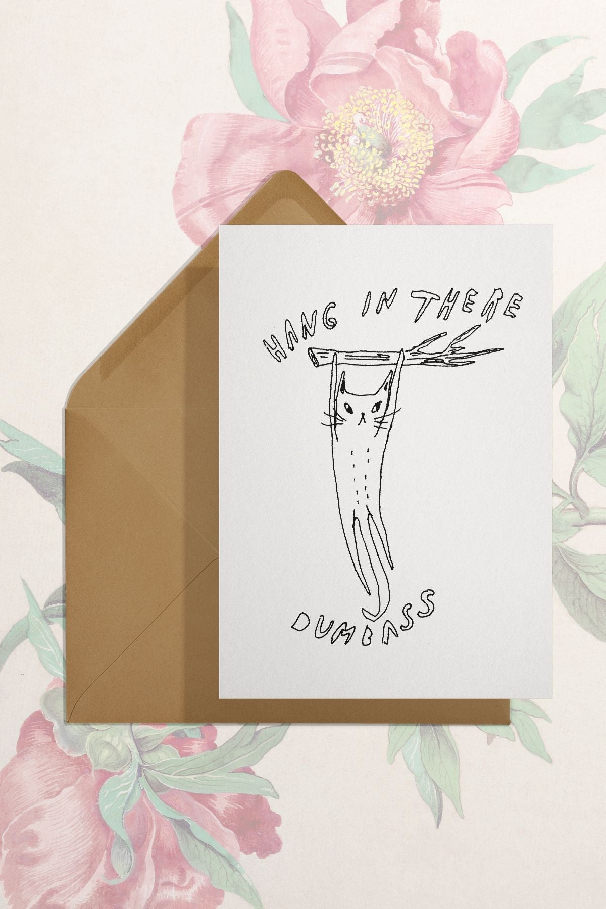 Carte de Voeux 'Hang In There'
