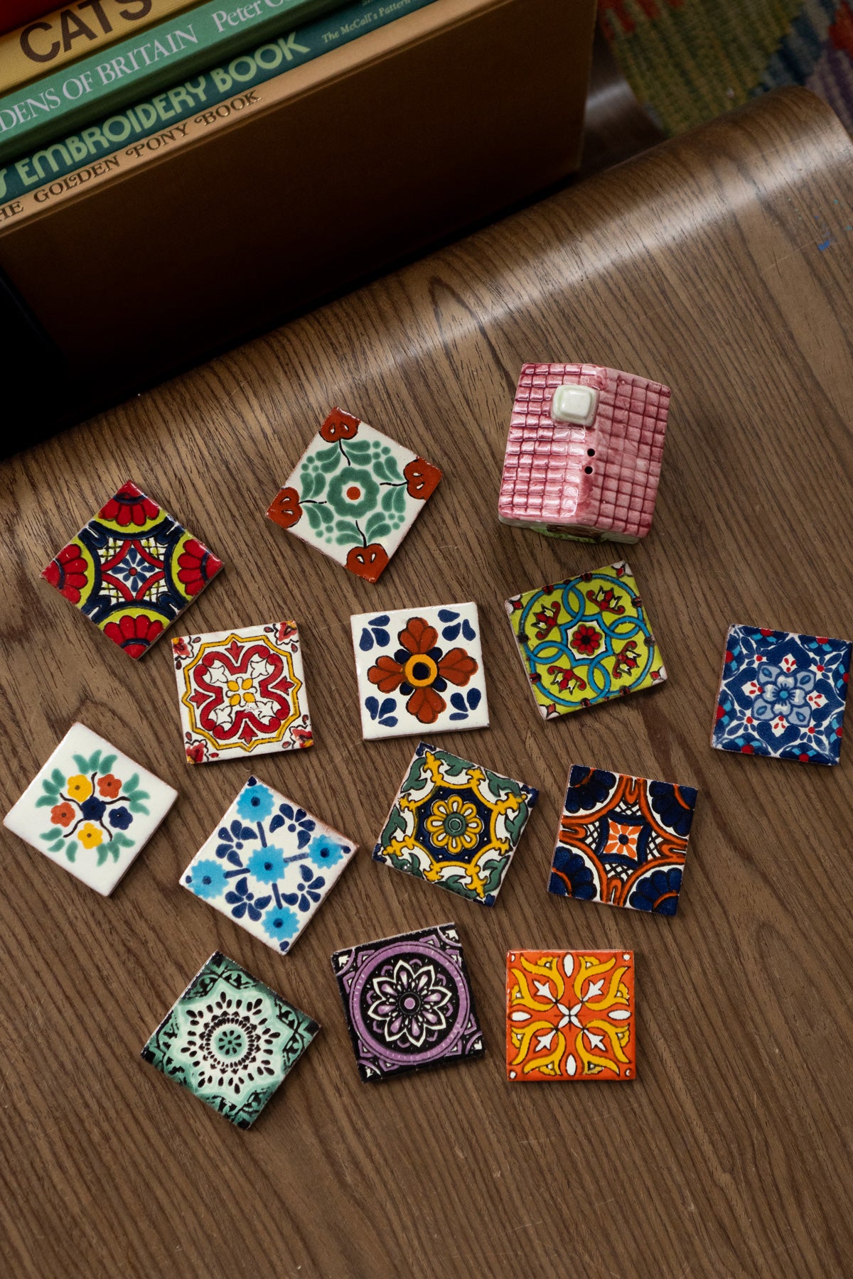 Ceramic Talavera Tiles - Pack of 4