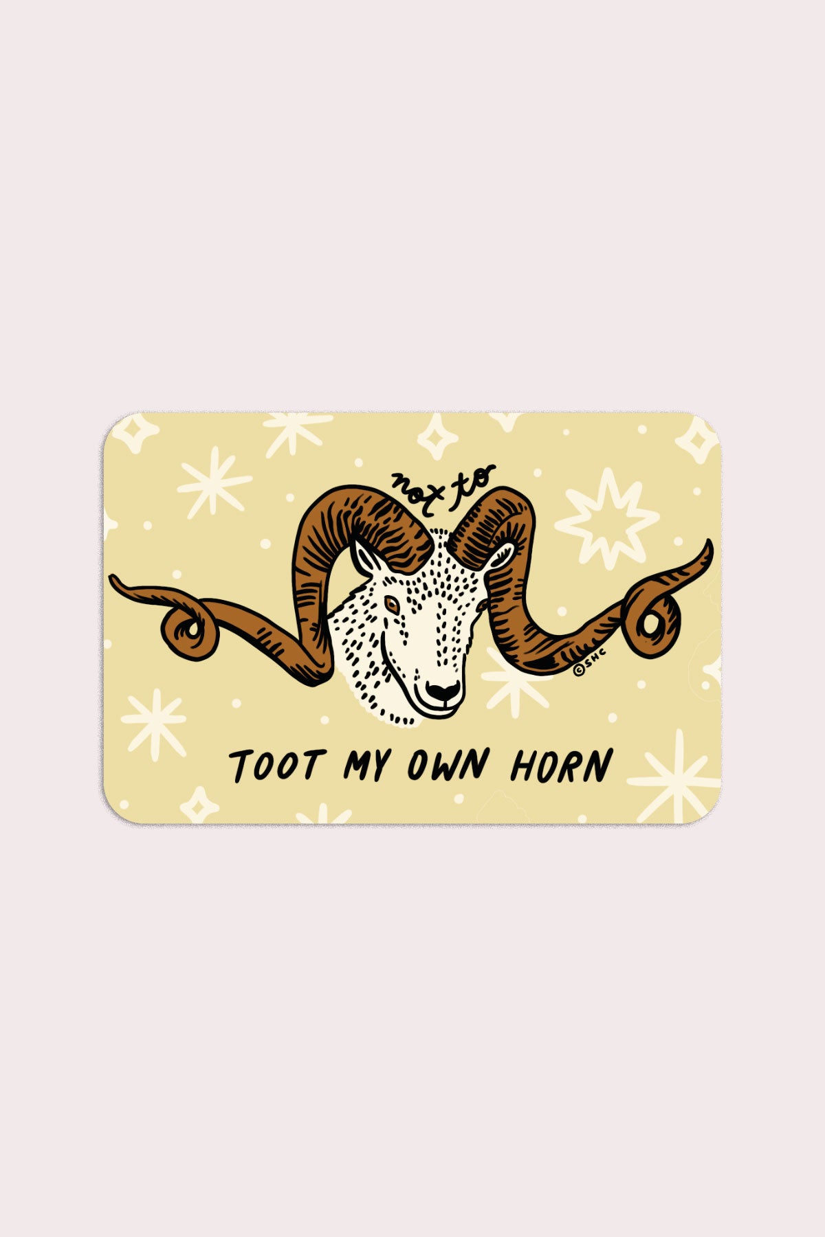 Toot My Own Horn Vinyl Sticker