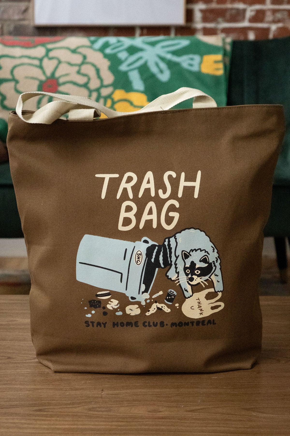 Trash Bag Big Zip Tote