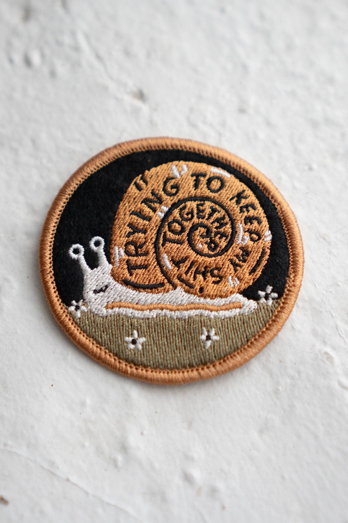 Patch Collant en Feutre 'Trying'