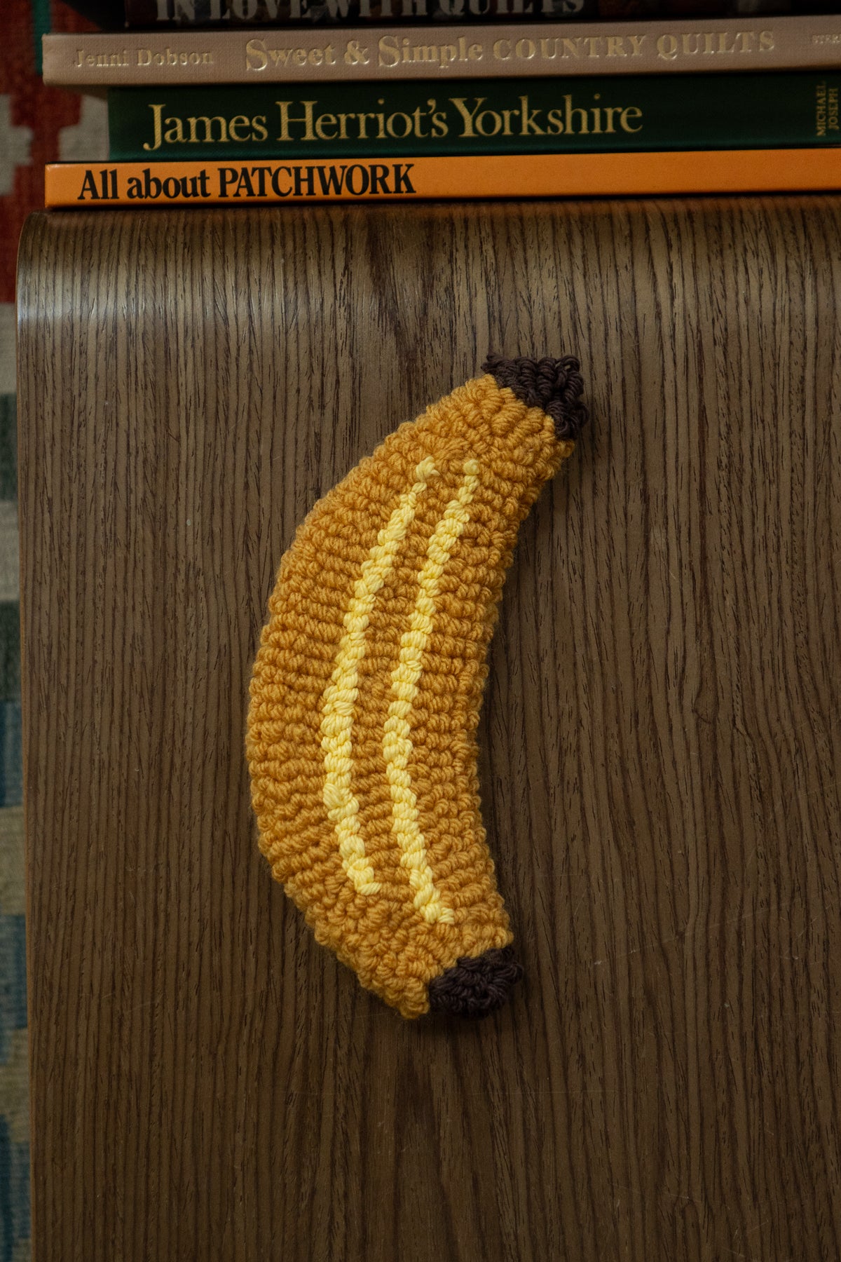 Tufted Banana Wall Hanging
