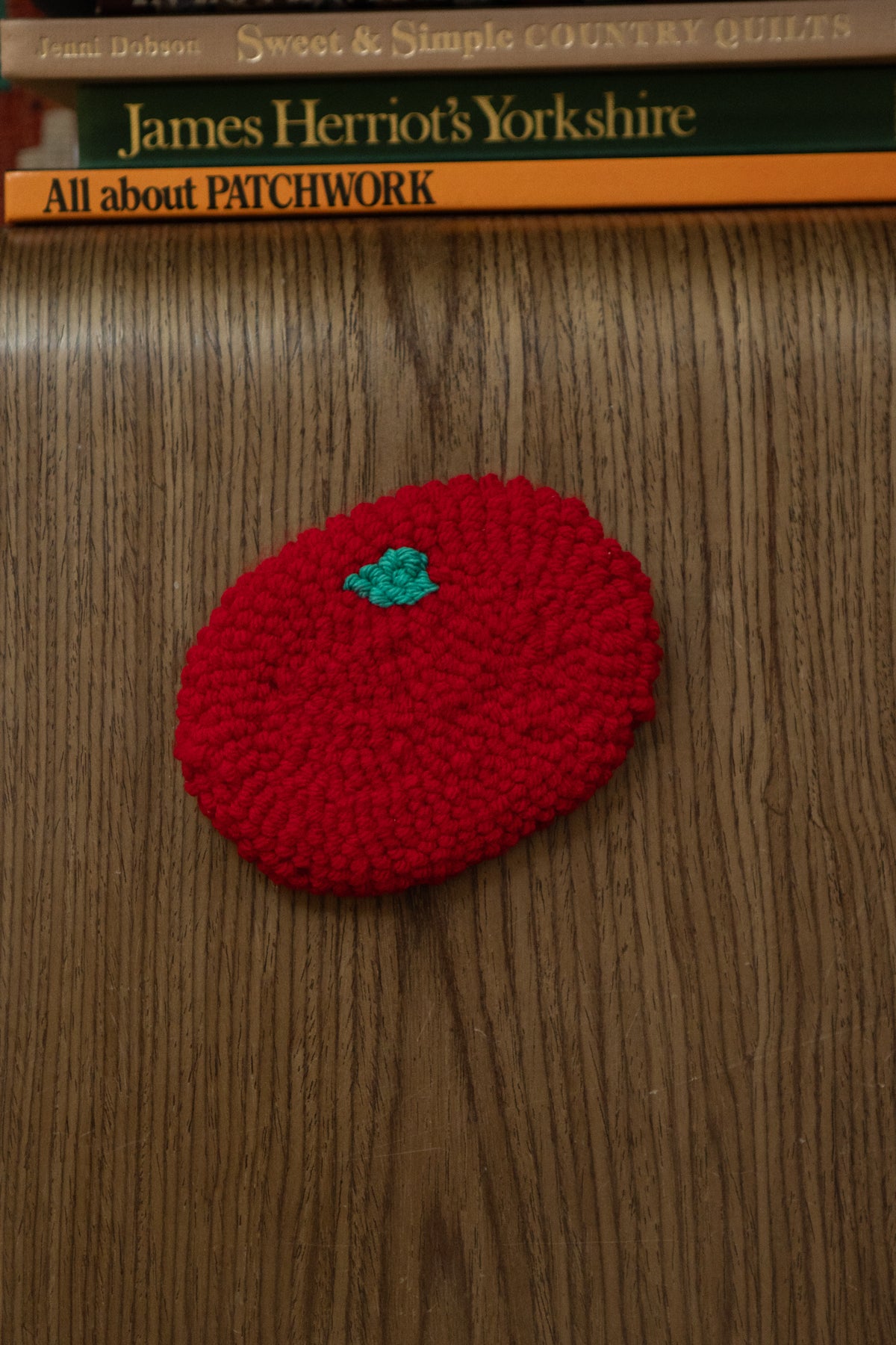 Tufted Tomato Wall Hanging