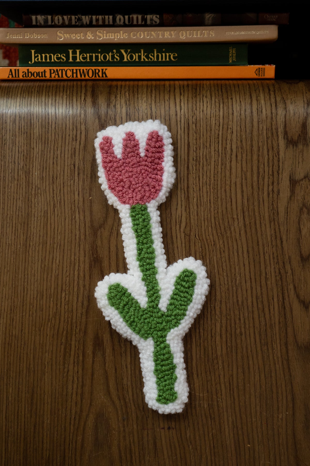 Tufted Tulip Wall Hanging