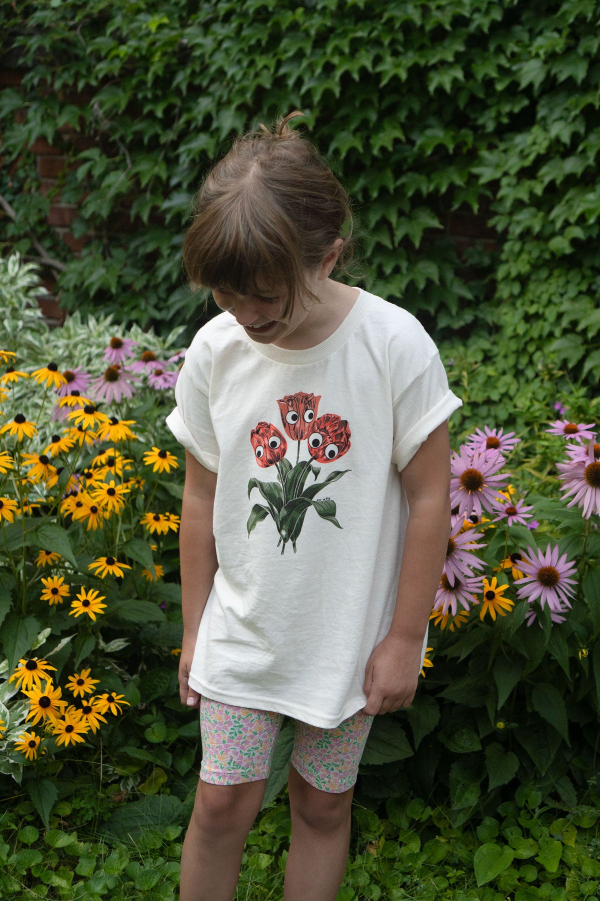 T-shirt enfant 'Googly Tulips'
