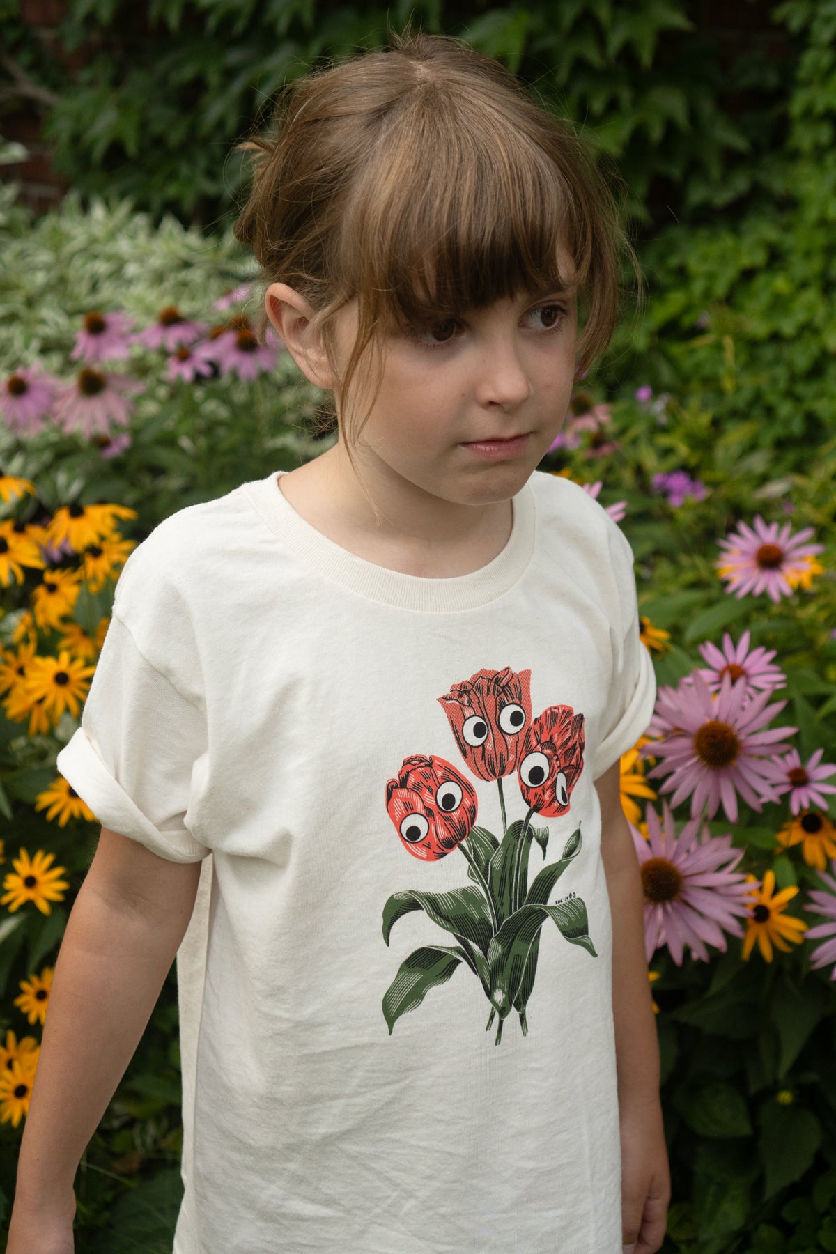 T-shirt enfant 'Googly Tulips'
