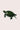 Vintage illustration sticker of a green turtle
