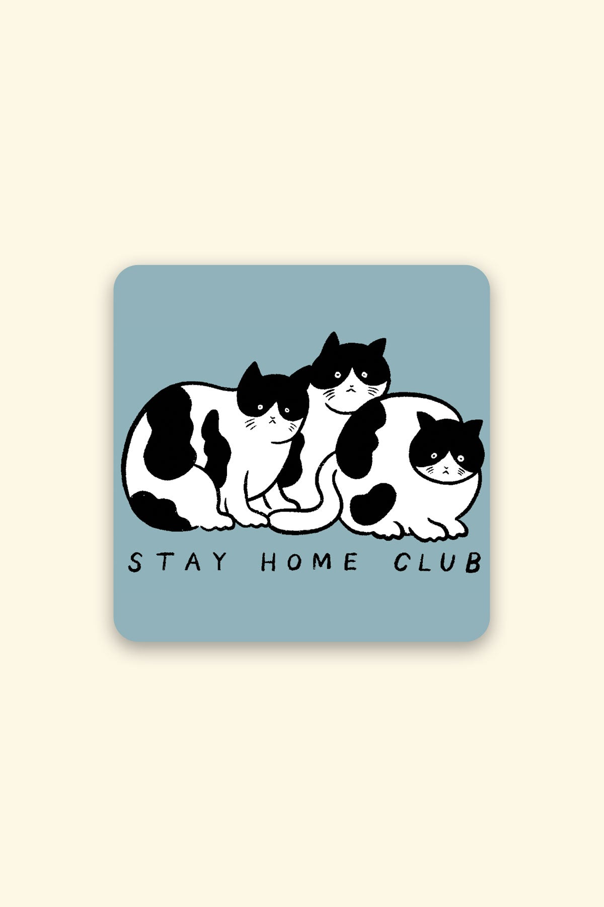 Autocollant 'Tuxedo Cats'