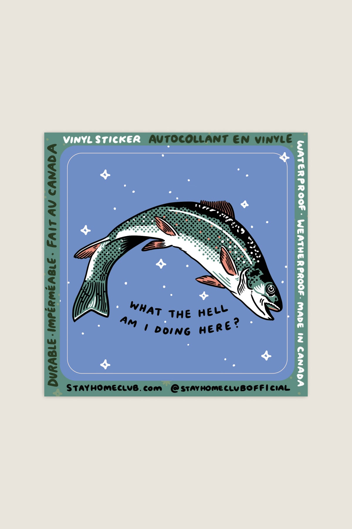 What The Hell Vinyl Sticker