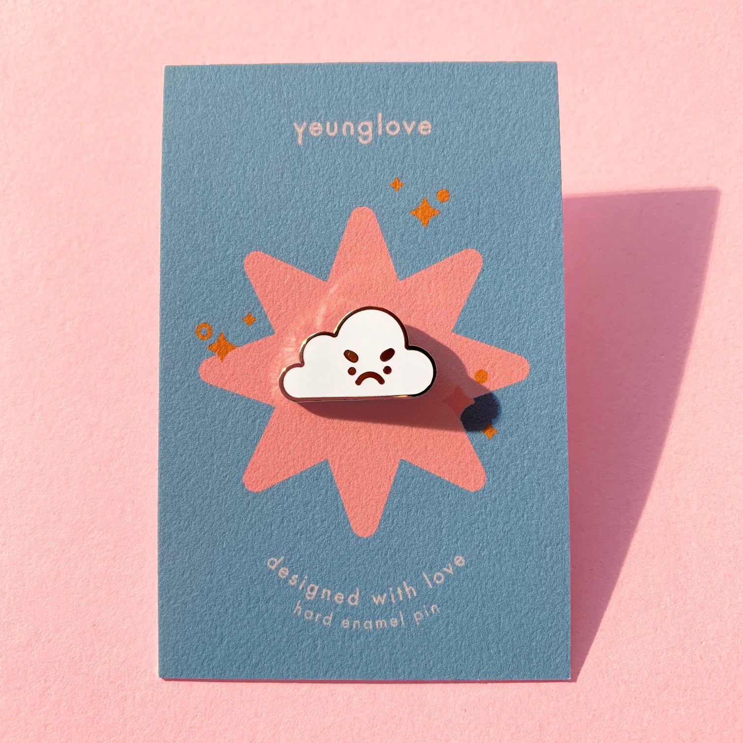 Yeunglove Moody Cloud Enamel Pin