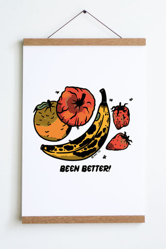 Affiche 'Been Better (Fruit Plate)'