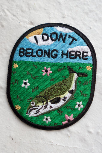 Patch Collant 'I Don't Belong Here'