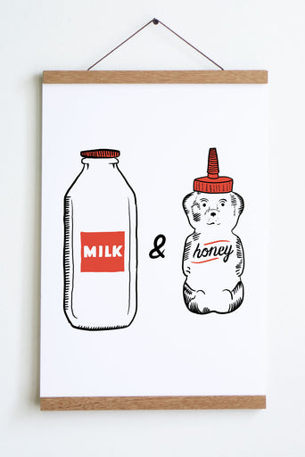 Milk and Honey print