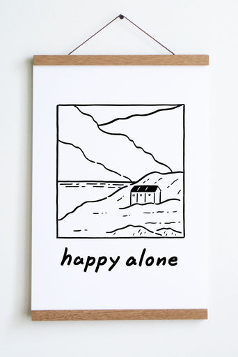 Affiche 'Happy Alone'