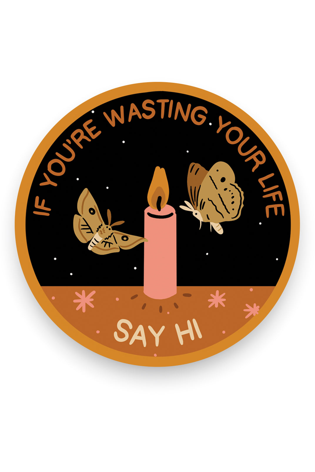 Autocollant 'Wasting your Life'
