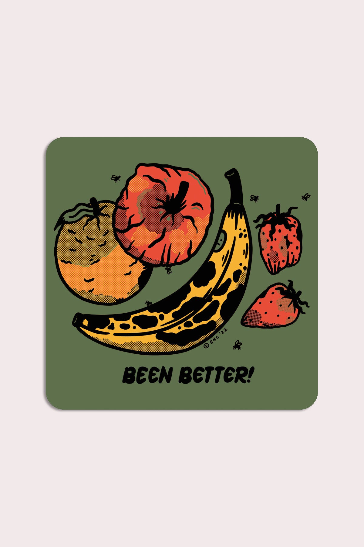Autocollant 'Been Better (Fruit Plate)'