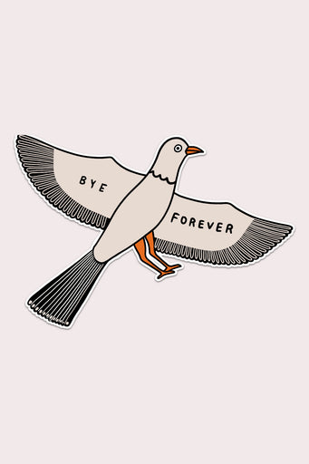 Autocollant 'Bye Forever (Bird)'