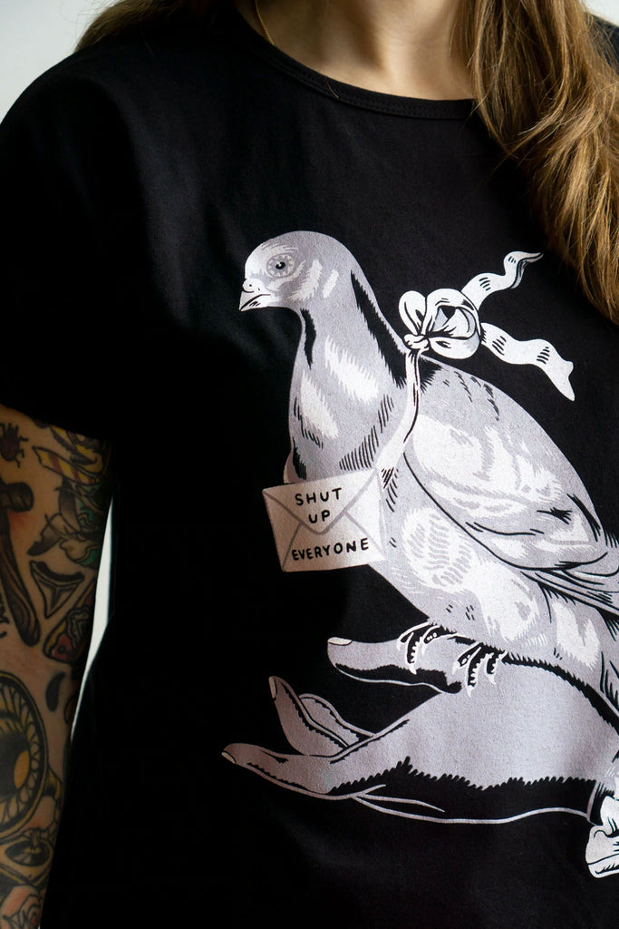 T-shirt ample classique 'Carrier Pigeon'