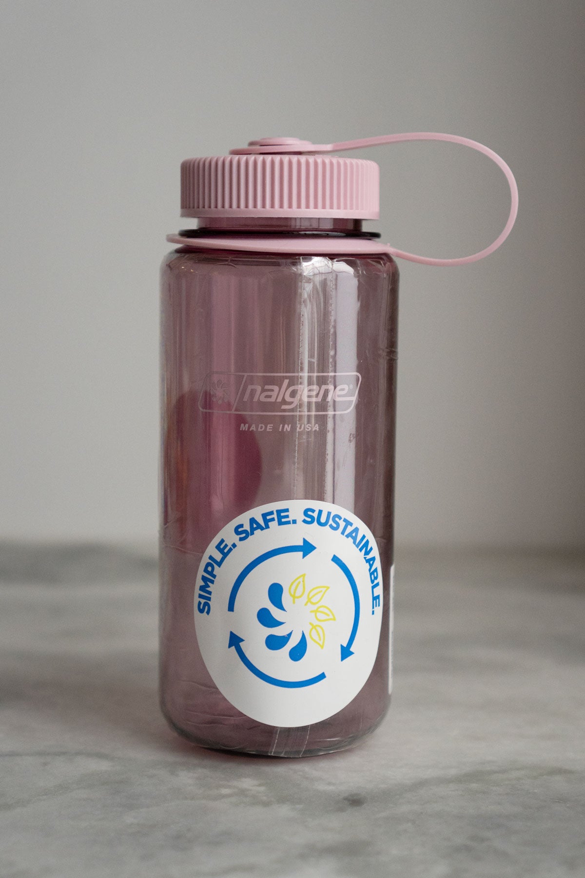 Pink Nalgene Pink Water Bottle Nalgene Sustain Wide Mouth Drink Bottle - 1 Litre ...
