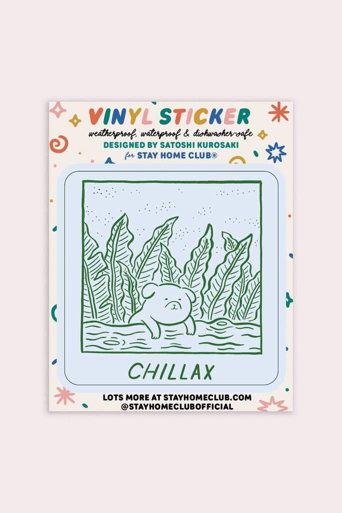 Chillax Vinyl Sticker
