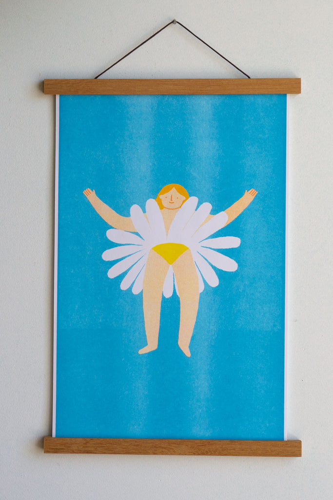 Affiche Risographe 'Oopsie Daisy'