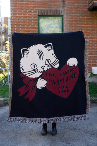 Destroy Cat Blanket