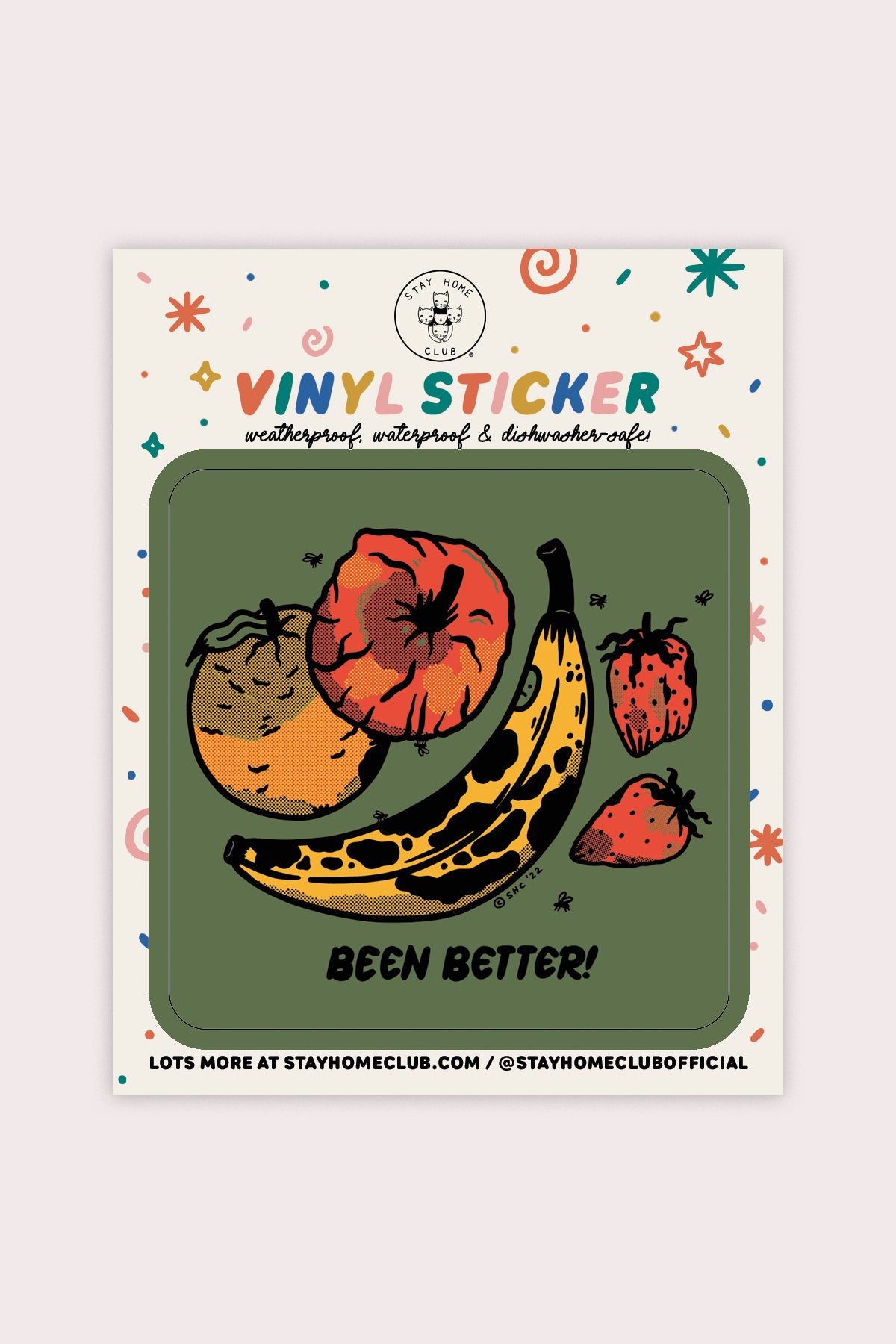 Been Better (Fruit Plate) Vinyl Sticker