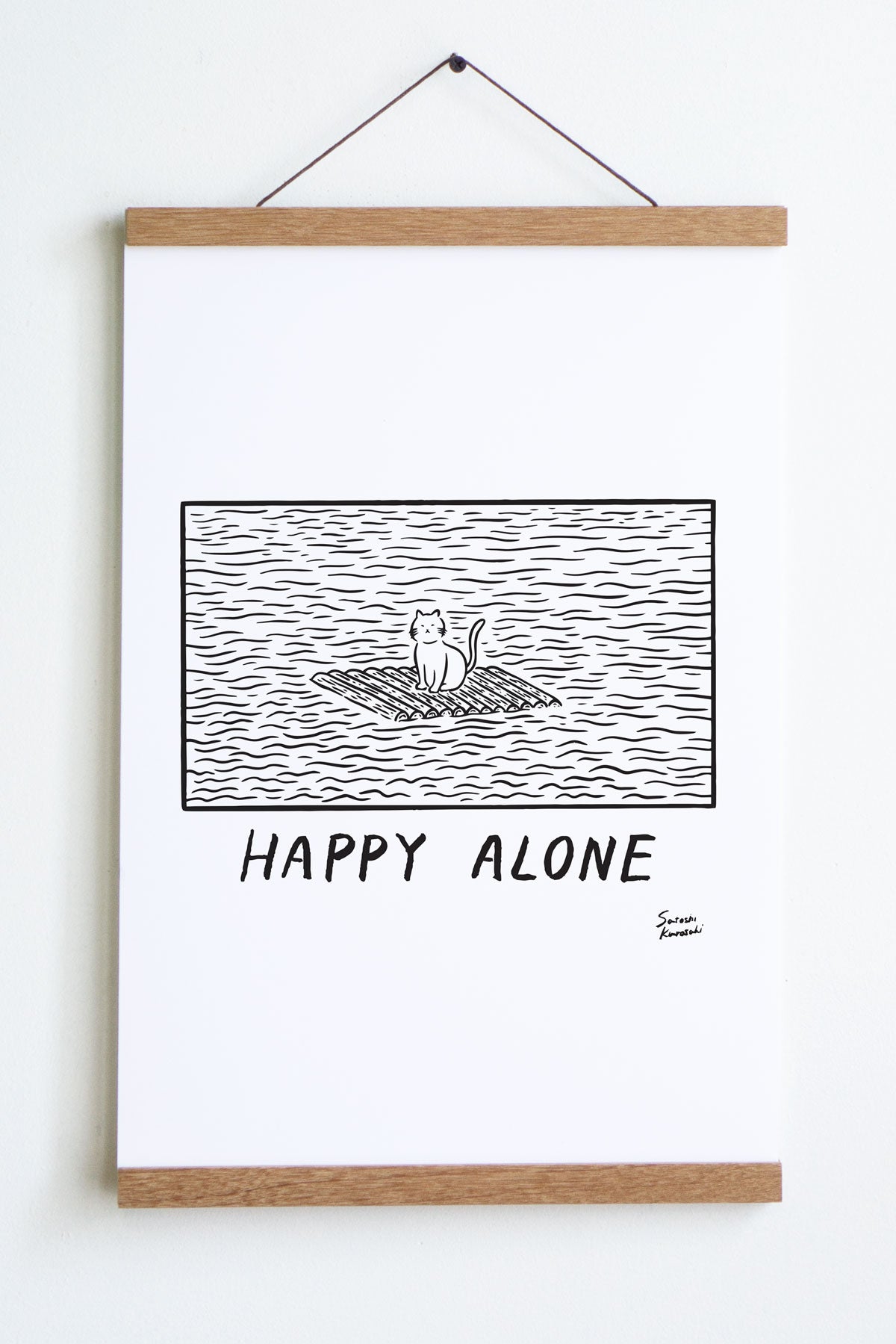 Affiche 'Happy Alone (Raft)'