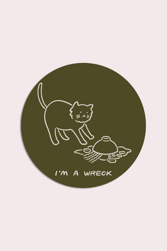 I'm A Wreck (Soup) Vinyl Sticker