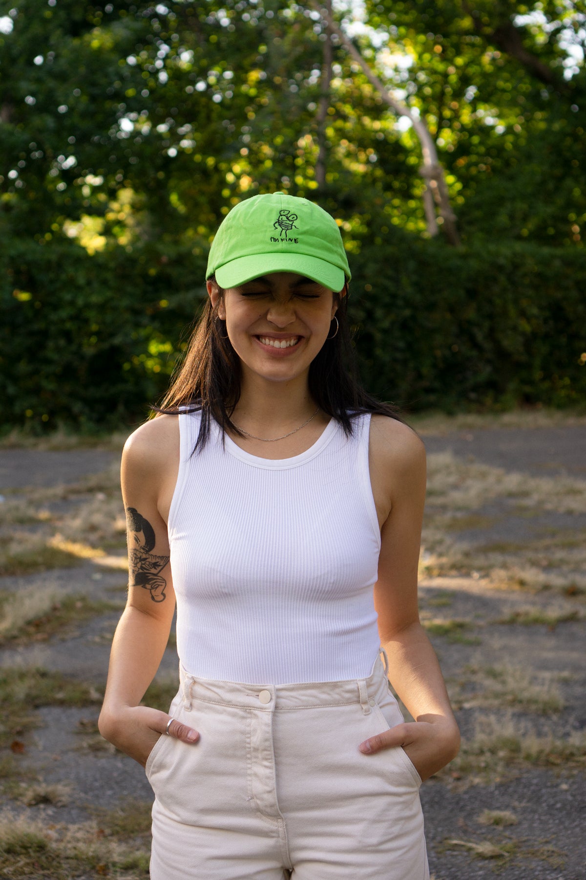 I'm Fine Dad Hat