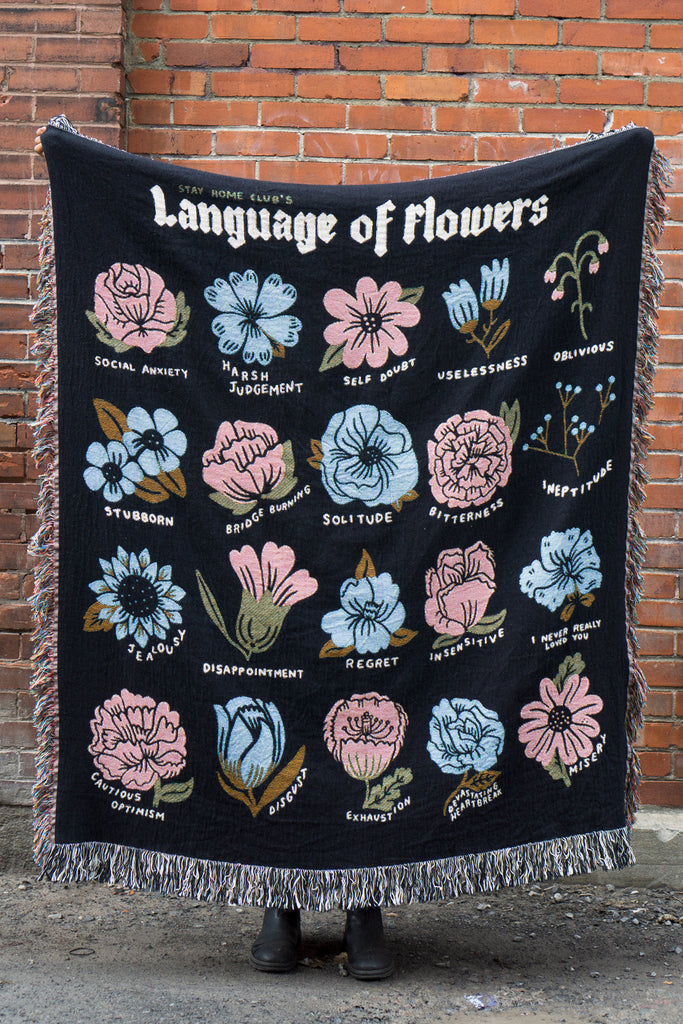 Language of Flowers Blanket