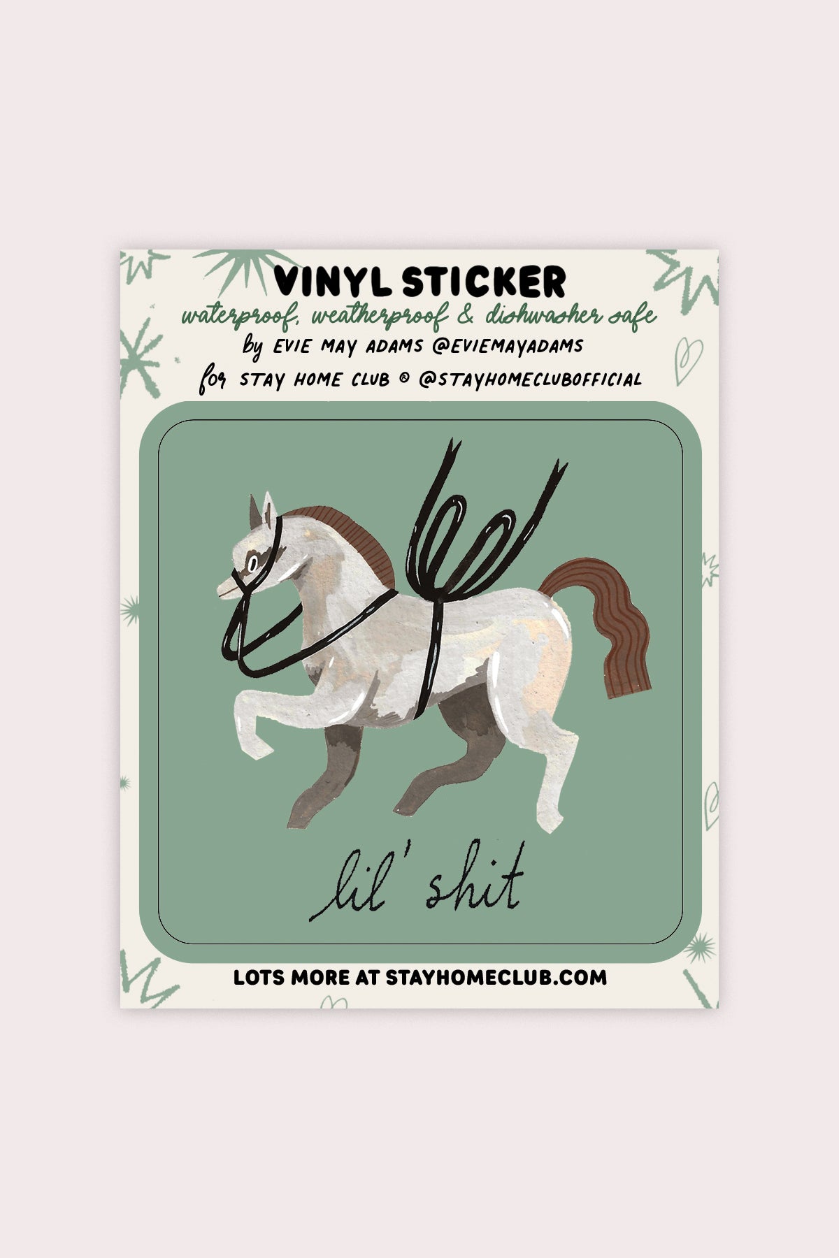 Lil' Shit (Pony) Vinyl Sticker