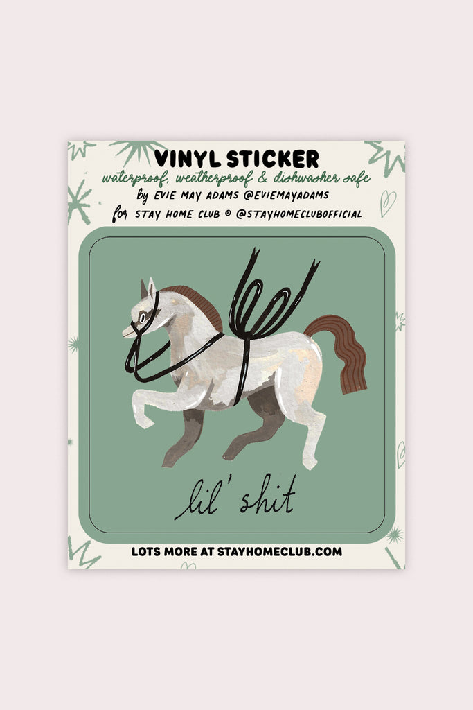 Autocollant 'Lil Shit (Pony)'