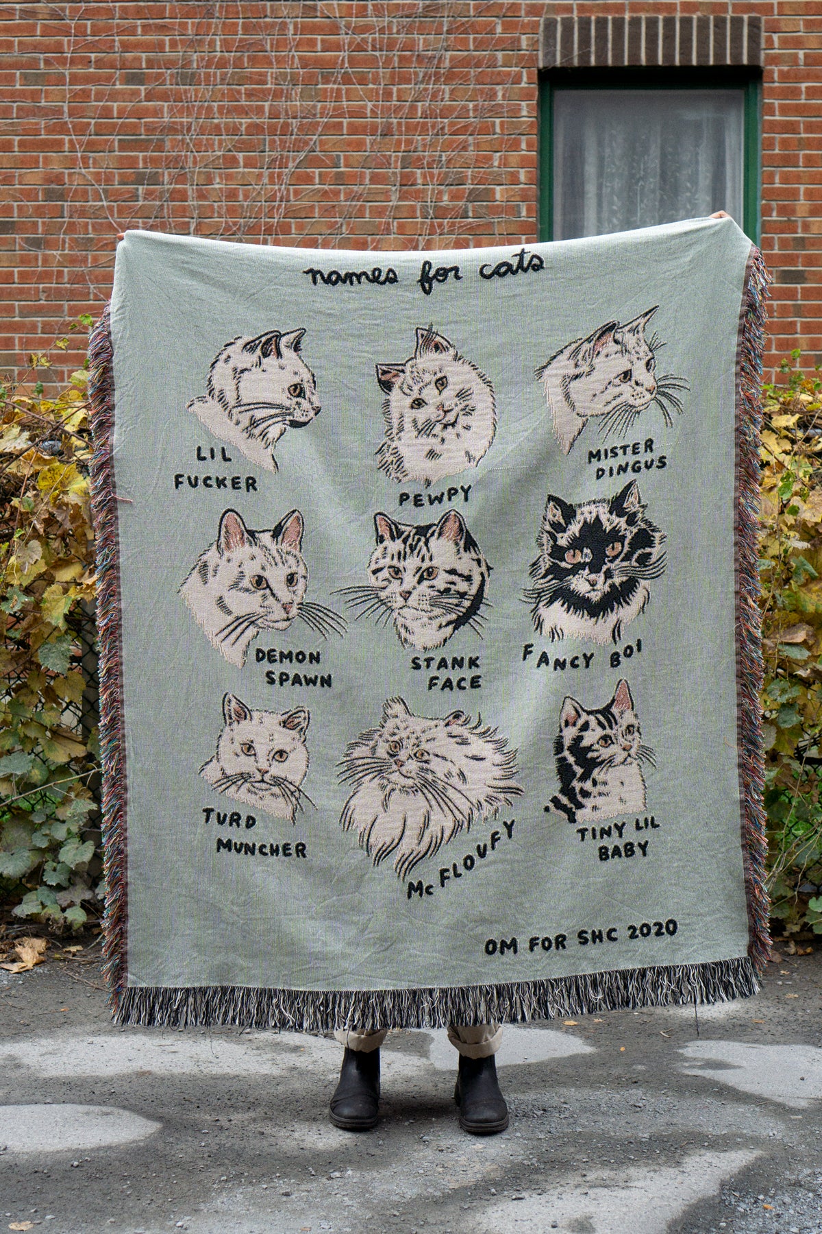 Names for Cats Blanket