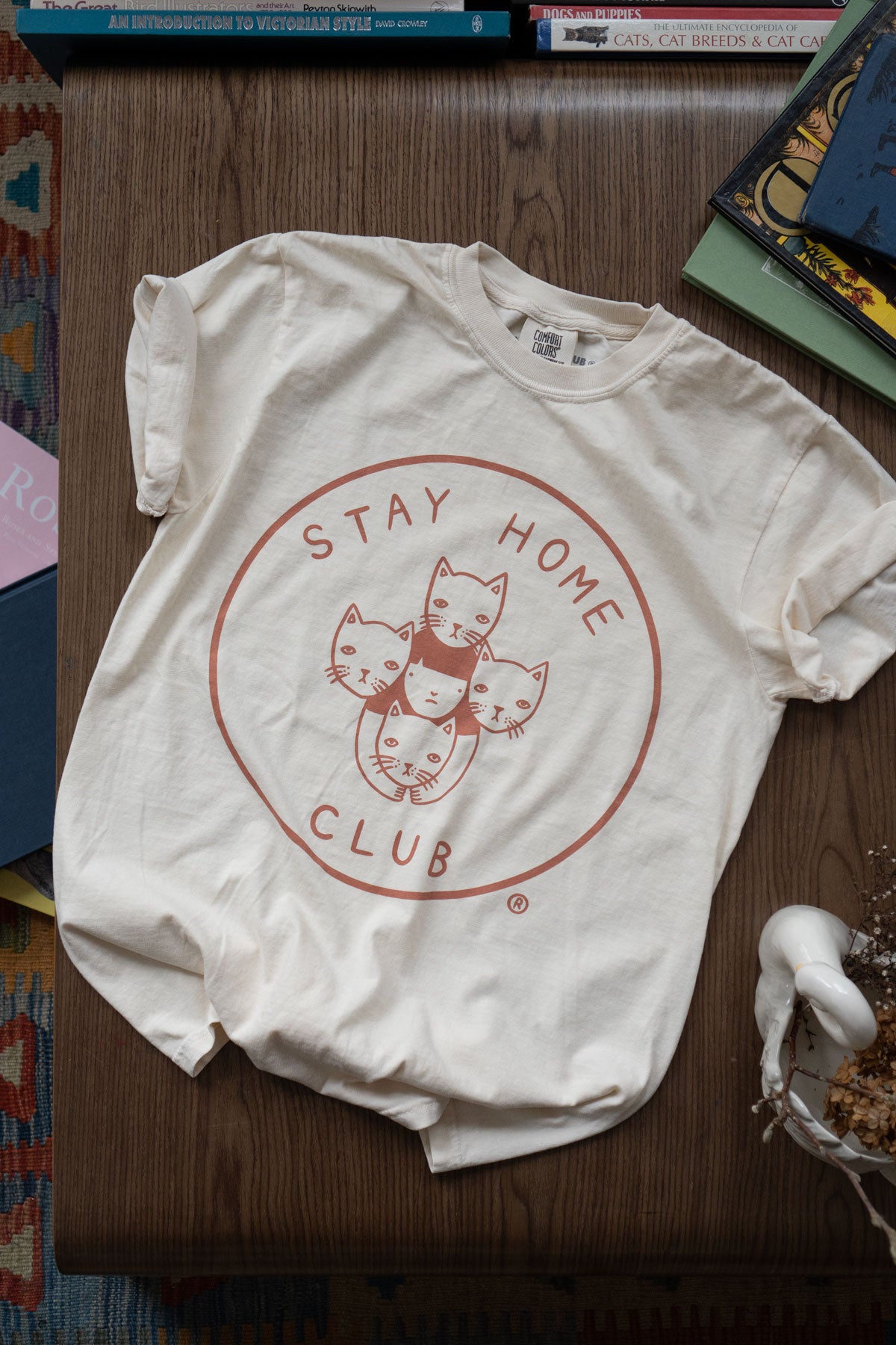 T-shirt Comfort Colors® 'Stay Home Club'