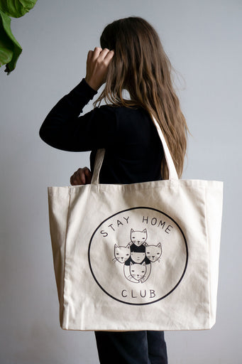 SHC Logo XL Tote - NATURAL