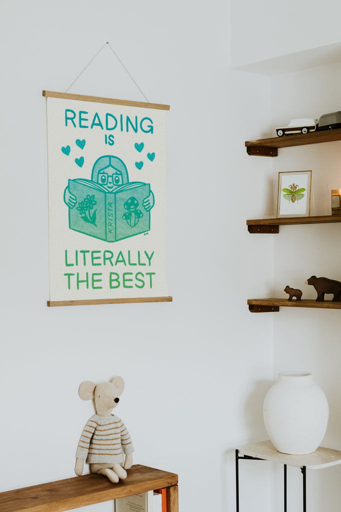"Reading" Custom Portrait