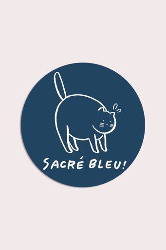 Sacré Bleu Vinyl Sticker