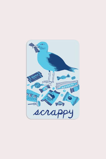 Autocollant 'Scrappy Seagull'