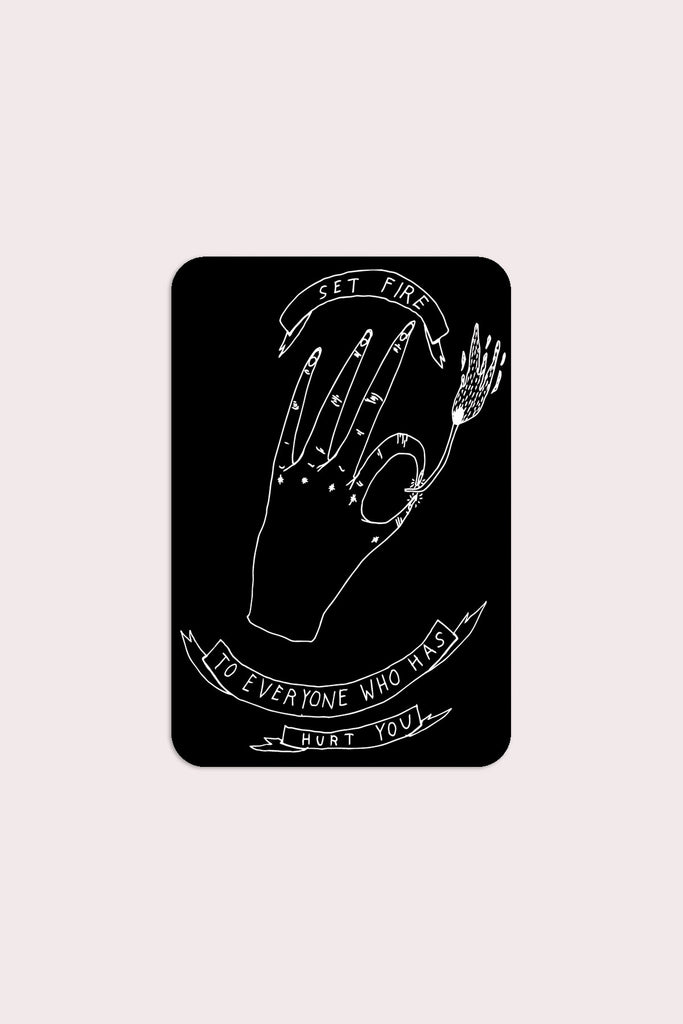 Set Fire Vinyl Sticker