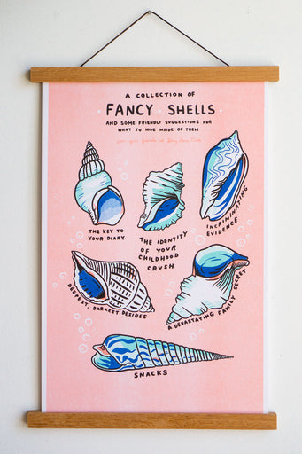 Shells Riso Print - 11" x 17"