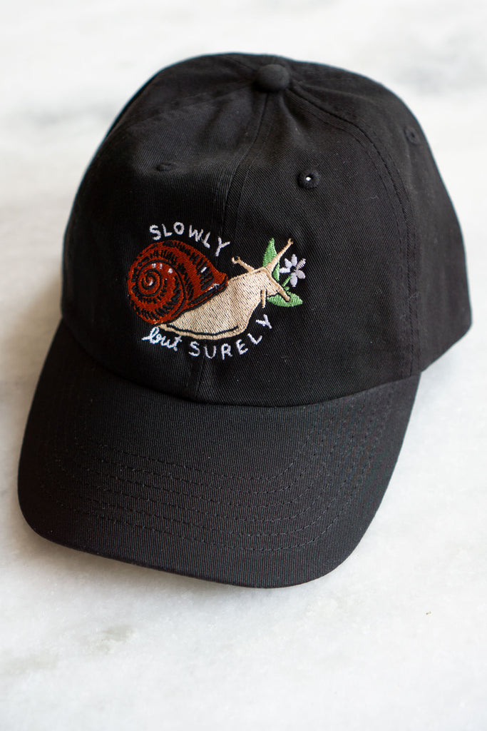 Slowly but Surely (Snail) Dad Hat