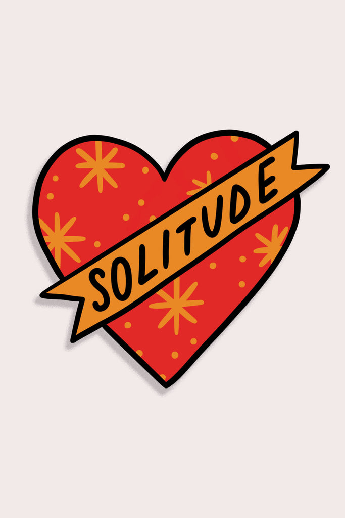 Autocollant 'Solitude Heart'