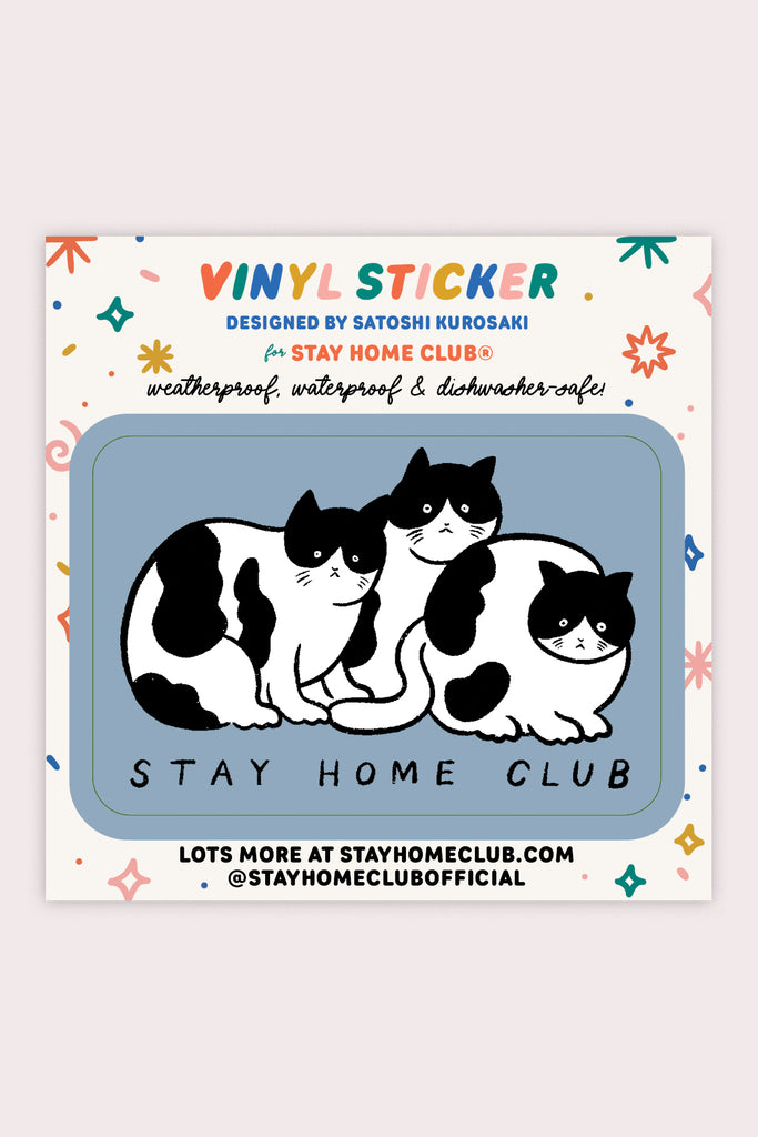 Tuxedo Cats Vinyl Sticker