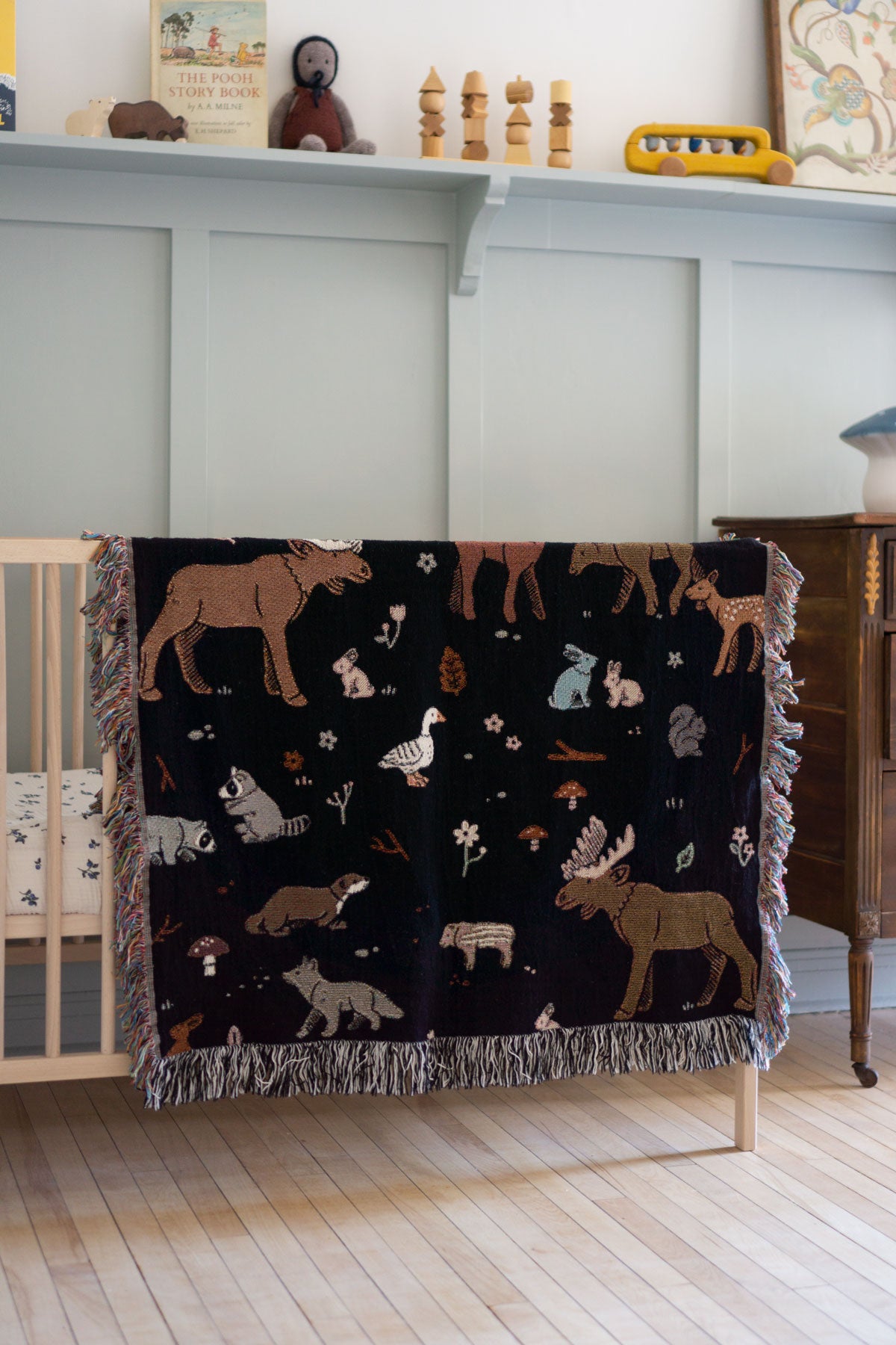 Jeté 'Woodsy Critters'